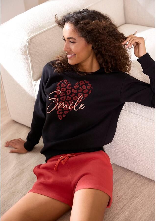 Lascana Sweatshort Lounge- relaxshorts met bindkoord loungewear - Foto 3