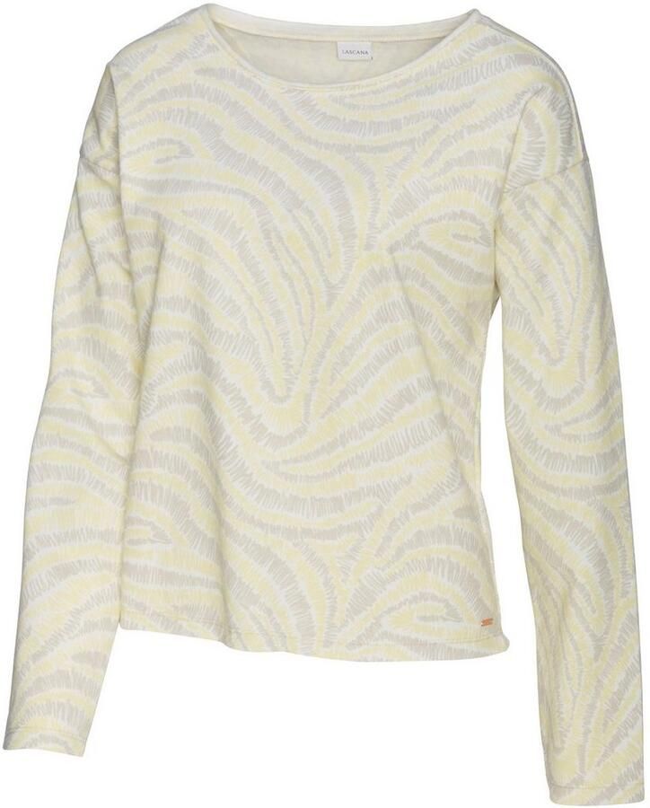Lascana Sweatshirt met statement print loungewear - Foto 4