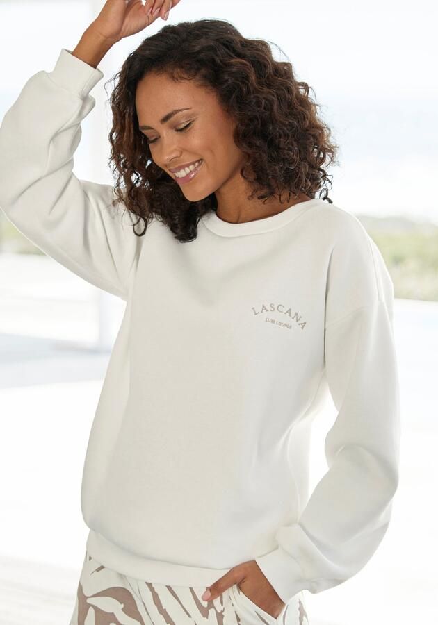 Lascana Sweatshirt -Pullover met wijde mouwen loungewear - Foto 7