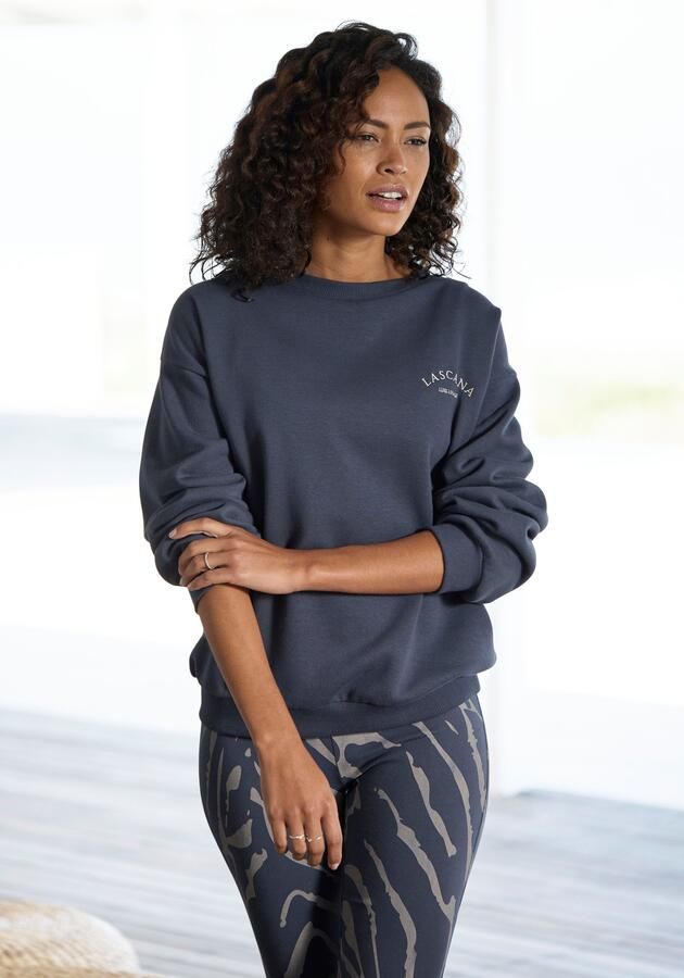 Lascana Sweatshirt -Pullover met wijde mouwen loungewear - Foto 6