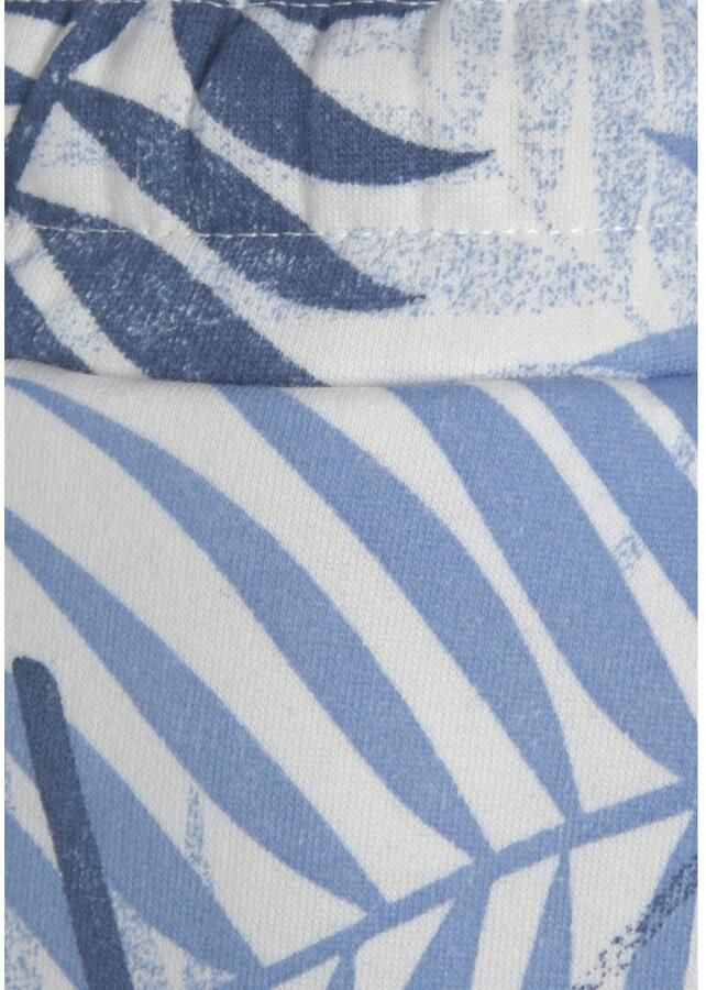 Lascana Sweatshort -lounge shorts Loungebroek met mooie allover-bladerenprint loungewear (1-delig) - Foto 3