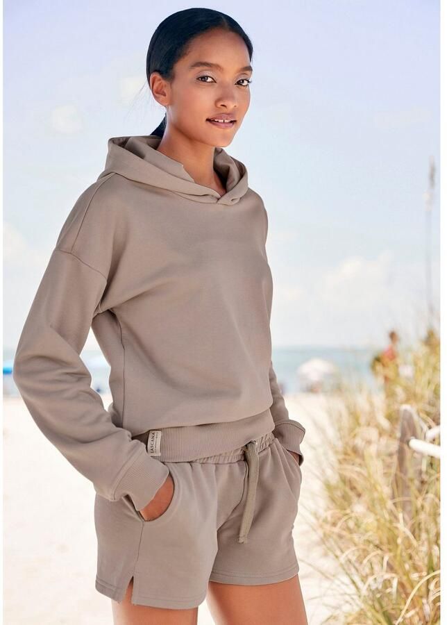 Lascana Sweatshort -lounge shorts van biologische katoen loungewear - Foto 3