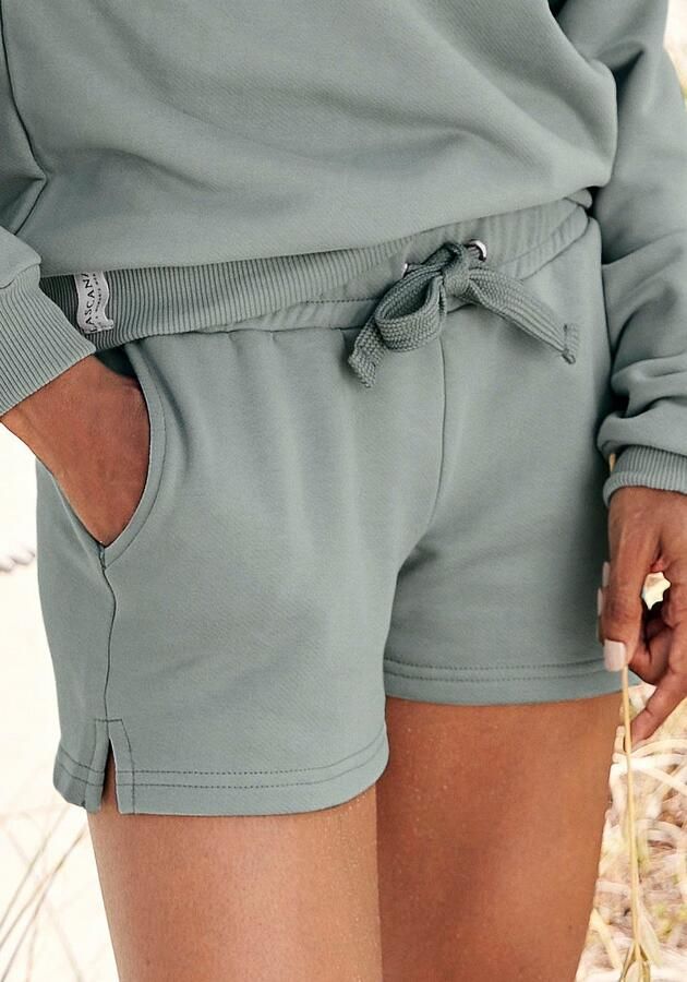 Lascana Sweatshort -lounge shorts van biologische katoen loungewear - Foto 7