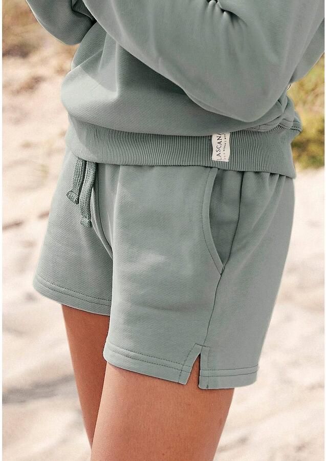 Lascana Sweatshort -lounge shorts van biologische katoen loungewear - Foto 5