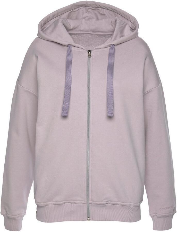 Lascana Sweatvest -lounge jas van biologische katoen loungewear - Foto 2