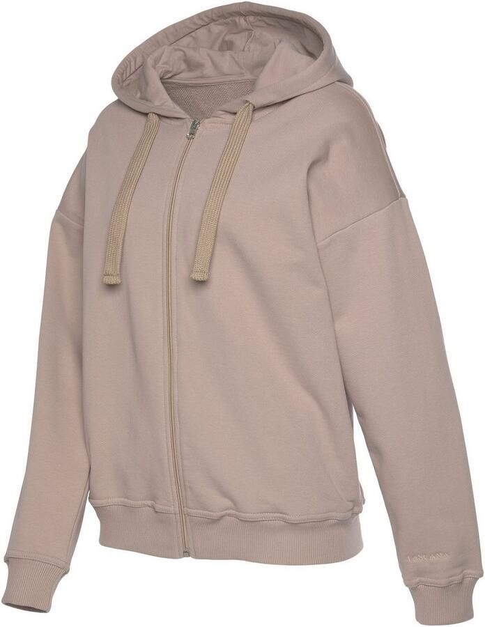 Lascana Sweatvest -lounge jas van biologische katoen loungewear - Foto 2