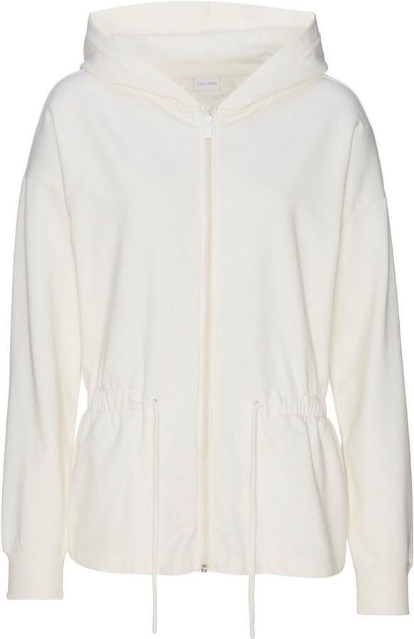 Lascana Sweatvest met koord in de taille loungewear - Foto 4