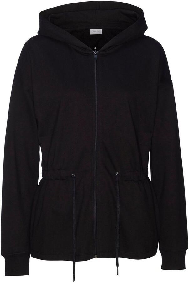 Lascana Sweatvest met koord in de taille loungewear - Foto 5