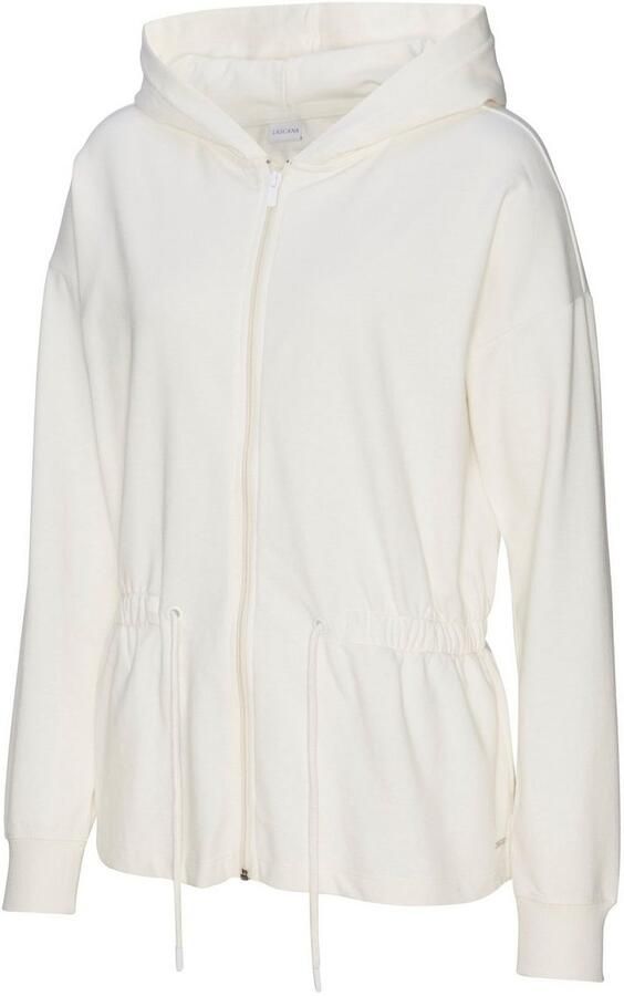 Lascana Sweatvest met koord in de taille loungewear - Foto 5