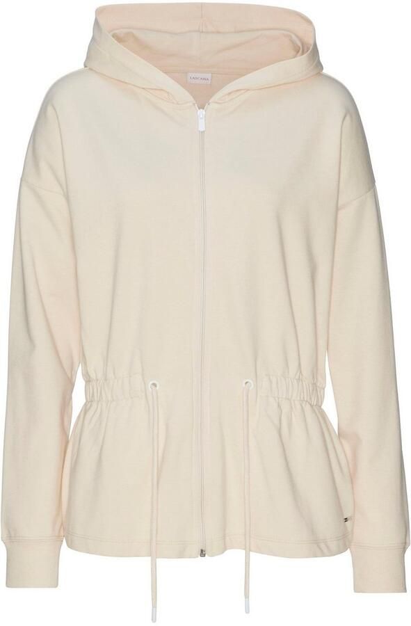 Lascana Sweatvest met koord in de taille loungewear - Foto 5