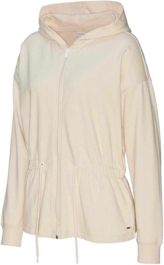 Lascana Sweatvest met koord in de taille loungewear - Foto 6