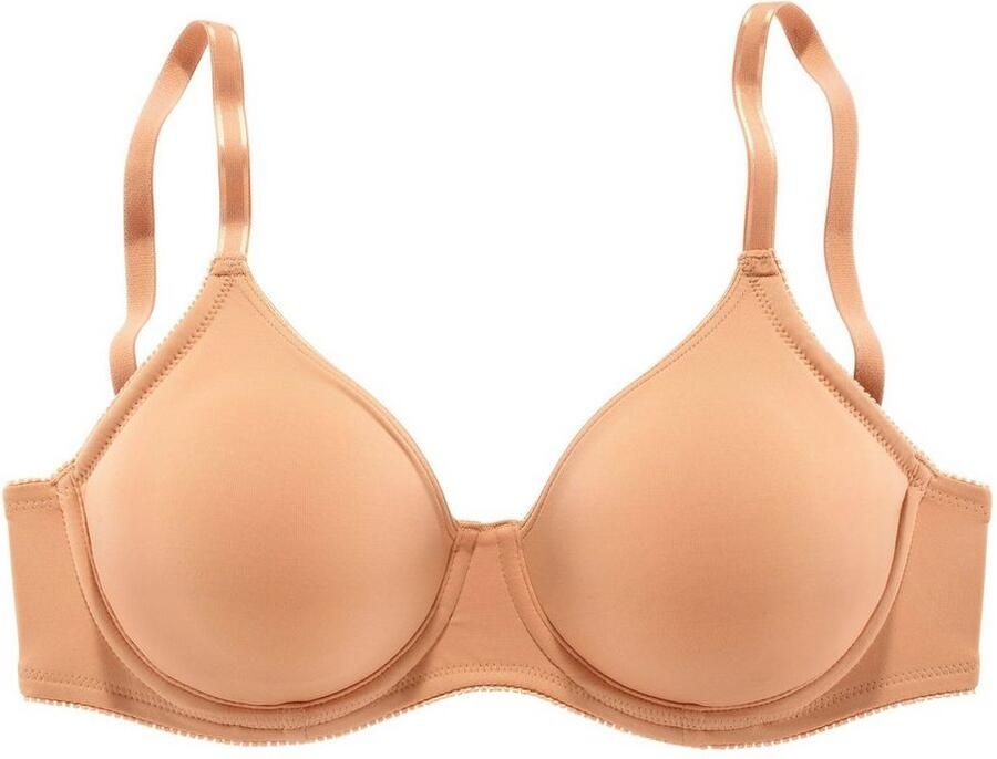 Lascana T-shirt-bh Perfect basic met beugel zonder cups basic dessous