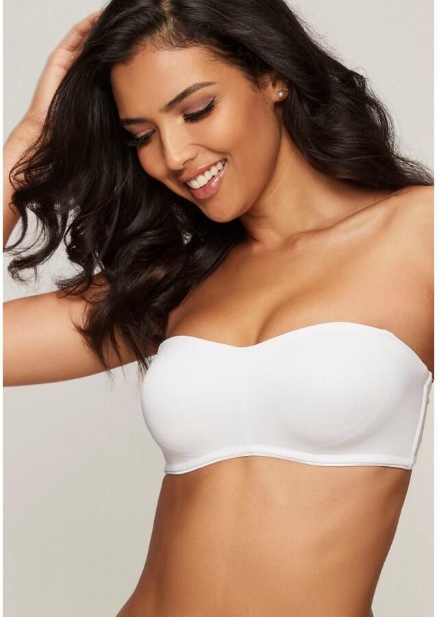 Lascana T-shirt-bh zonder schaal met afneembare bandjes basic lingerie