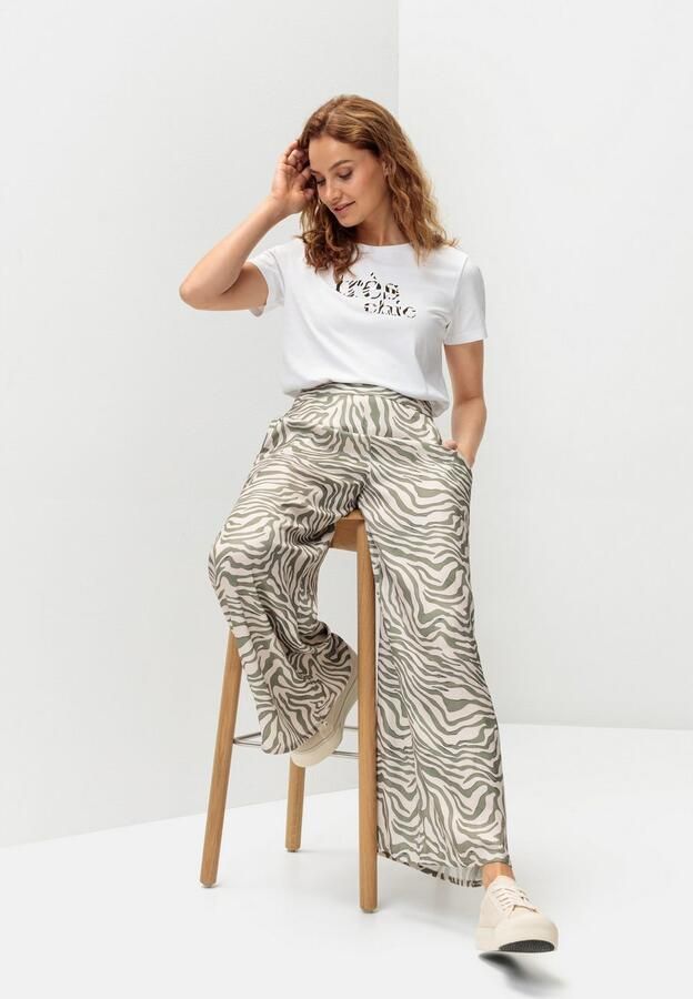 Lascana T-shirt met print katoenen shirt met korte mouwen casual-chic - Foto 8