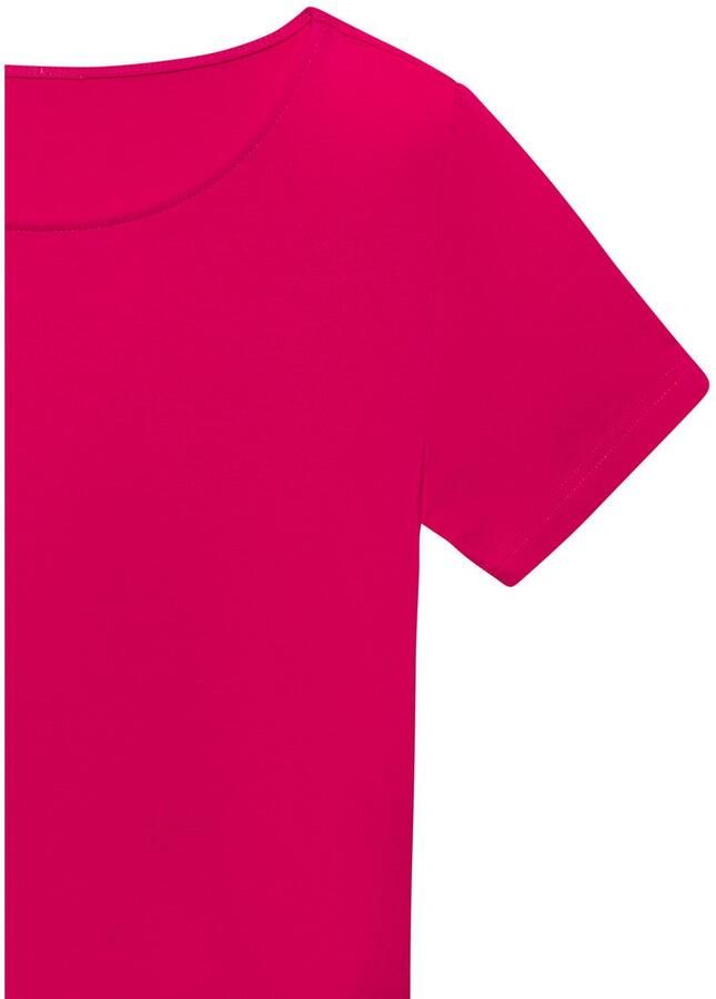 Lascana T-shirt Met ronde hals van elastische katoen-modal kwaliteit (Set van 2) - Foto 2