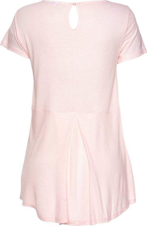 Lascana T-shirt met verlengd rugpand shirt met korte mouwen longshirt basic - Foto 9