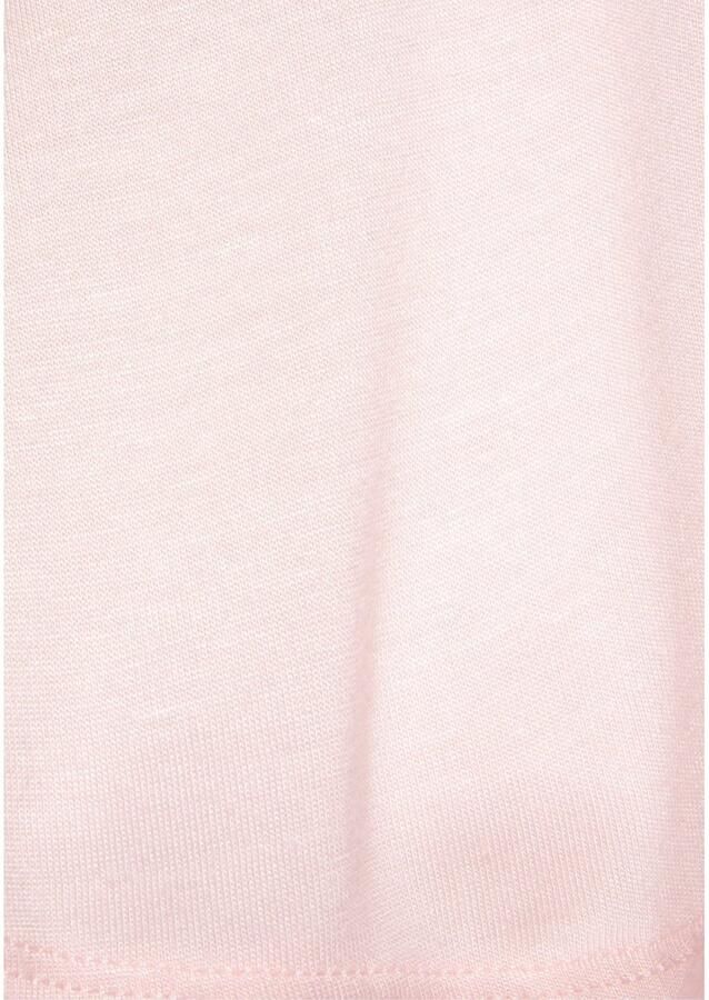 Lascana T-shirt met verlengd rugpand shirt met korte mouwen longshirt basic - Foto 2