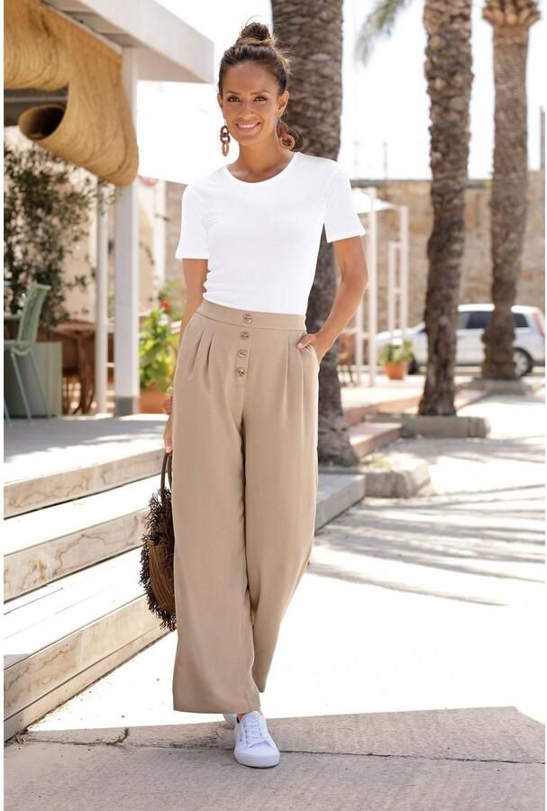 Lascana T-shirt van zacht ribmateriaal (Set van 2) - Foto 10