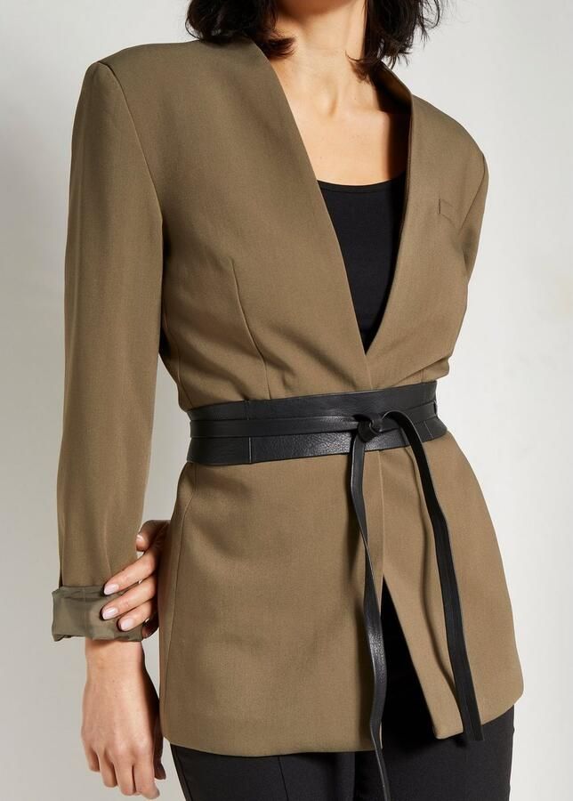 Lascana Taille riem Bindceintuur Leren riem shape-effect riem voor jurk & overall buikriem - Foto 2