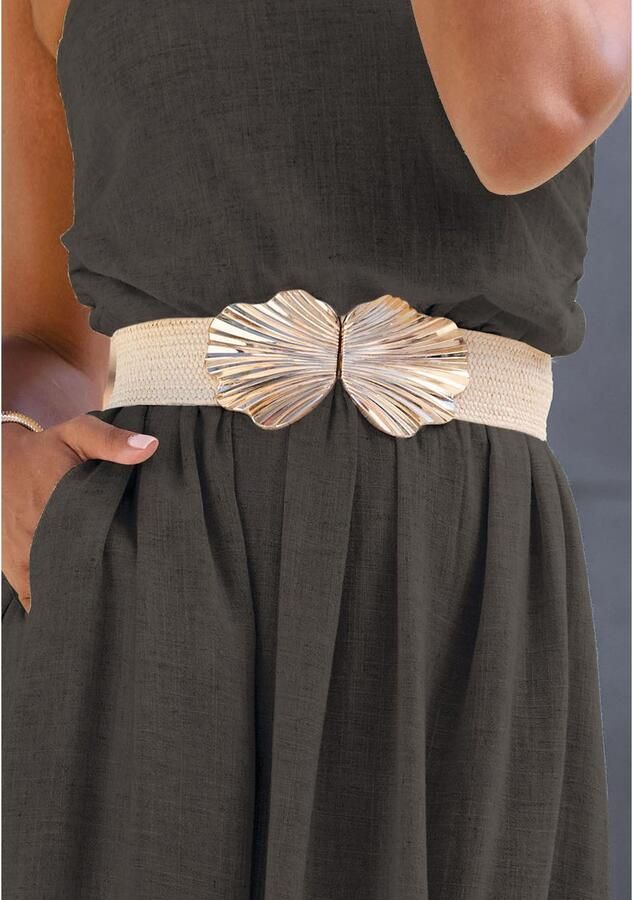 Lascana Taille riem Stretch riem Siergordel gordel voor jurk & overall bast-optiek - Foto 5