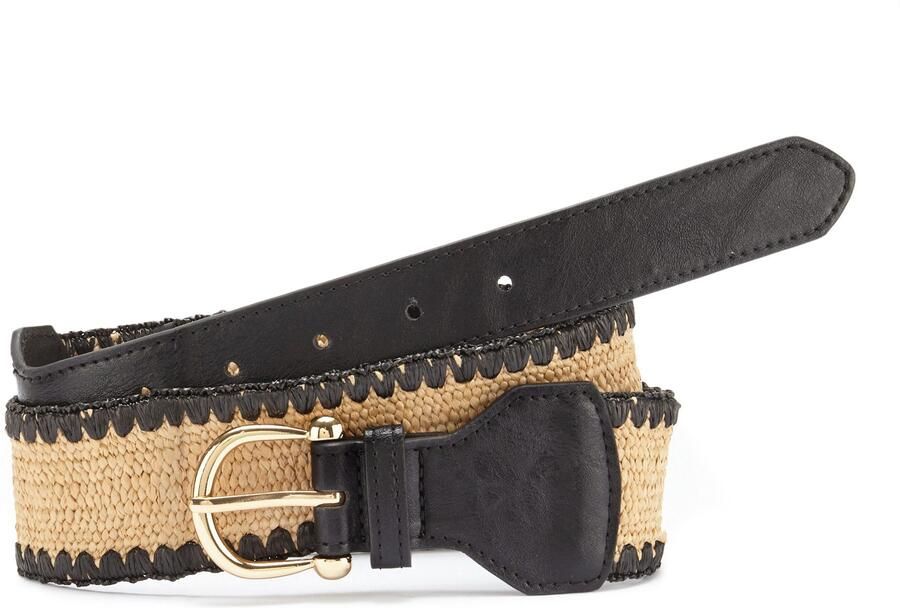 Lascana Taille riem Stretchriem elastische riem in bamboe-look voor jurk & overall - Foto 4