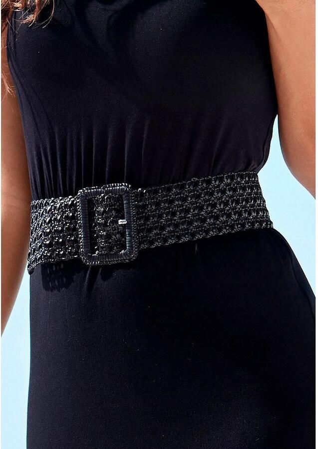 Lascana Tailleriem Stretch riem in haaklook buikriem shaping-effect voor jurk & overall