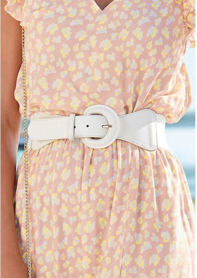 Lascana Tailleriem Stretch riem Shaping-effect grote gesp voor jurk & overall buikriem - Foto 3