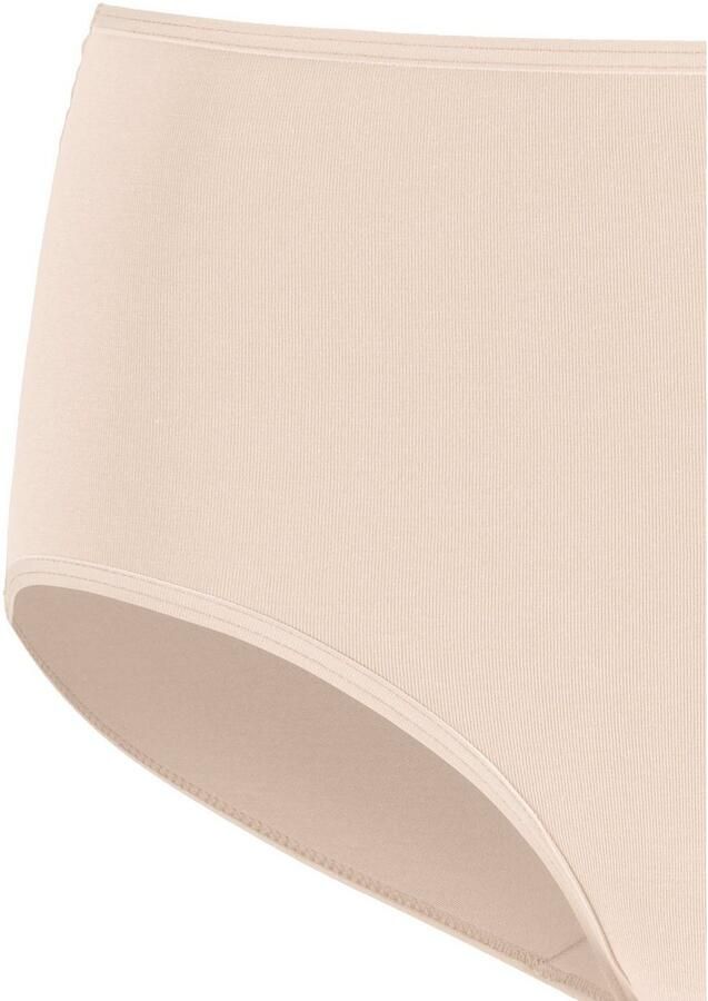 Lascana Tailleslip van elastisch katoen (4 stuks Set van 4)