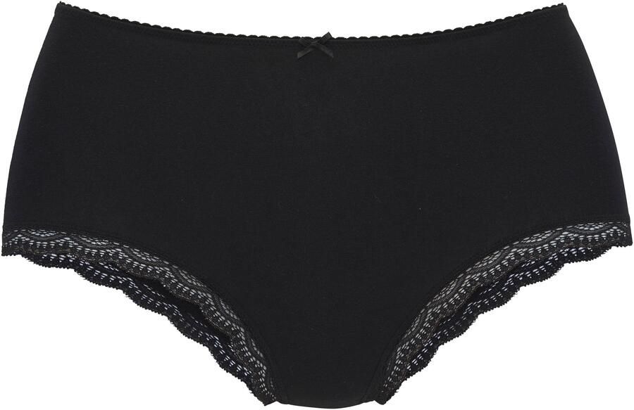 Lascana Tailleslip van elastische katoen met fijne kant met opbergdoos (Set van 5) - Foto 2