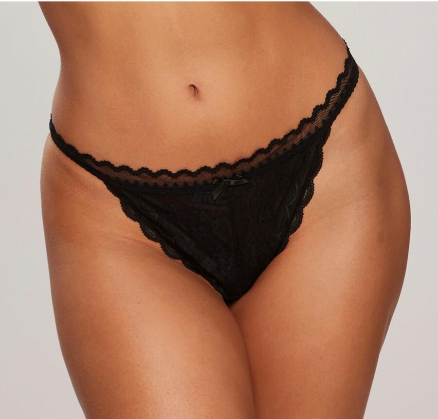 Lascana Tanga FINA van delicate bloemige kant - Foto 4