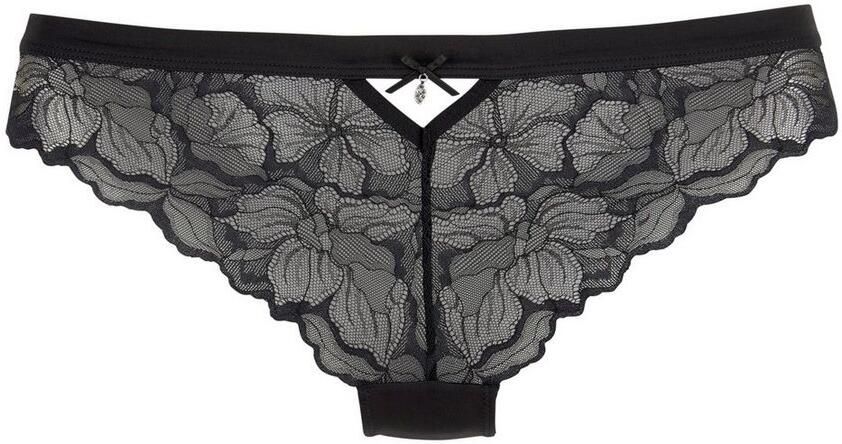 Lascana Tanga met edel accessoire en fijne band van satijnmateriaal - Foto 3