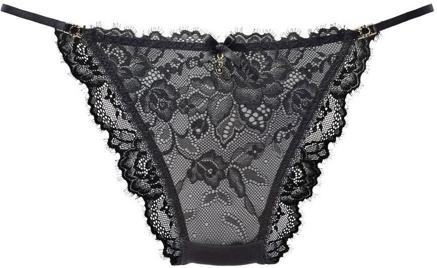 Lascana Tanga Samara met fijne satijnen strik en extravagante strass-accessoires - Foto 5