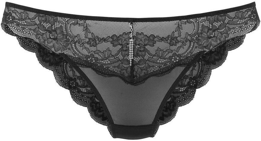 Lascana Tanga van stijlvol transparante kant met straselement - Foto 6