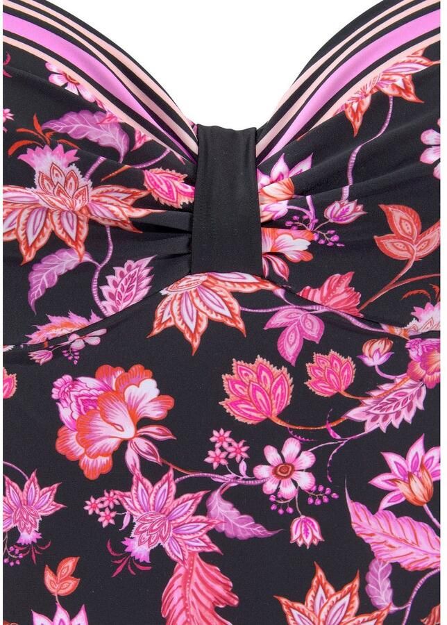 Lascana Tankinitop met beugels Bohemian met geplaatste strepen