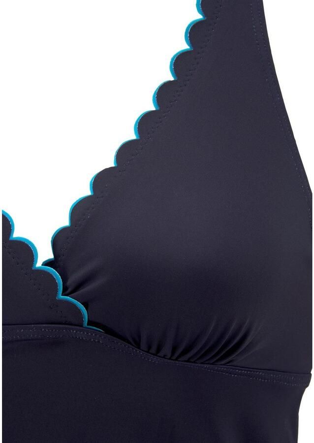 Lascana Tankinitop met beugels Camilla met kleurcontrast