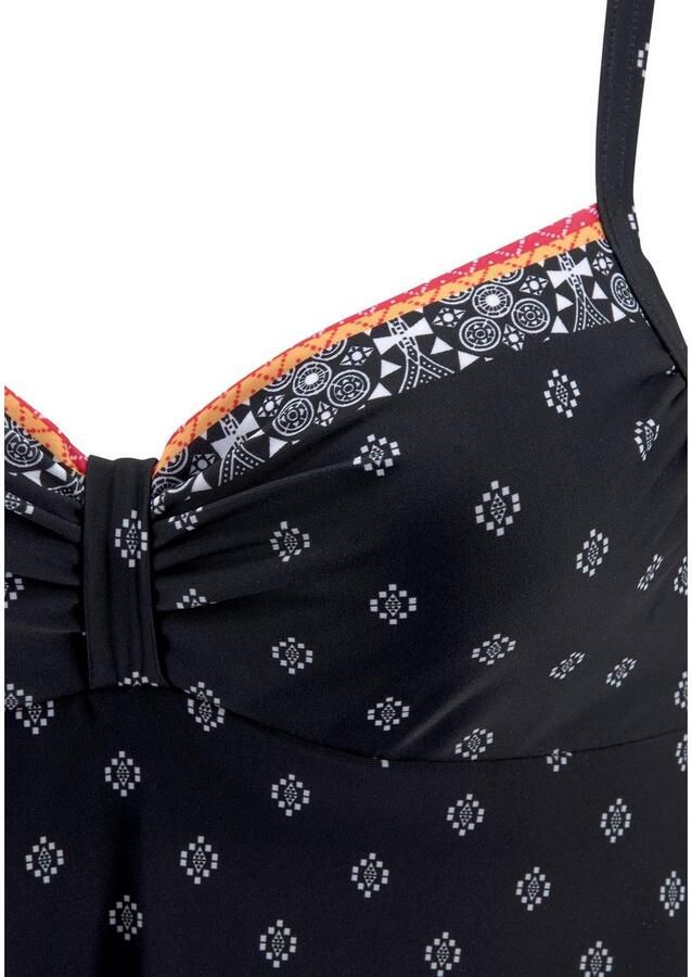 Lascana Tankinitop met beugels Kimer met een moderne print - Foto 2