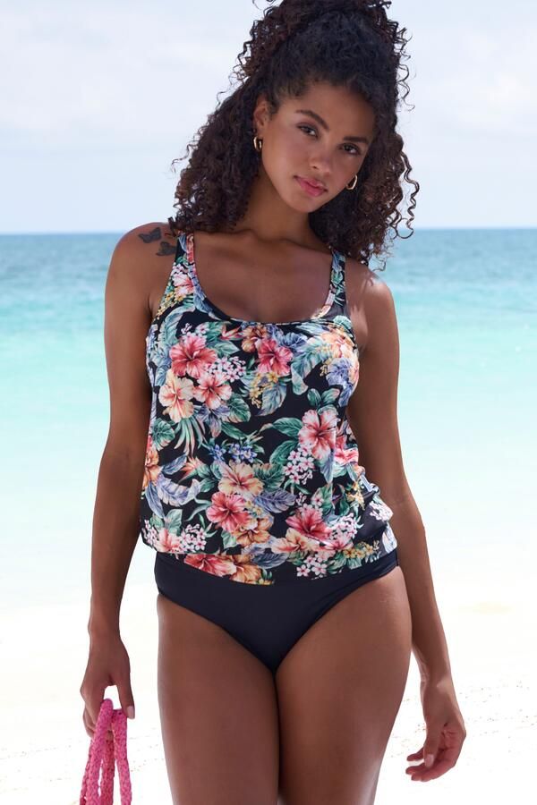 Lascana Oversized tankini-top met voorgevormde cups model 'Salsa' - Foto 4