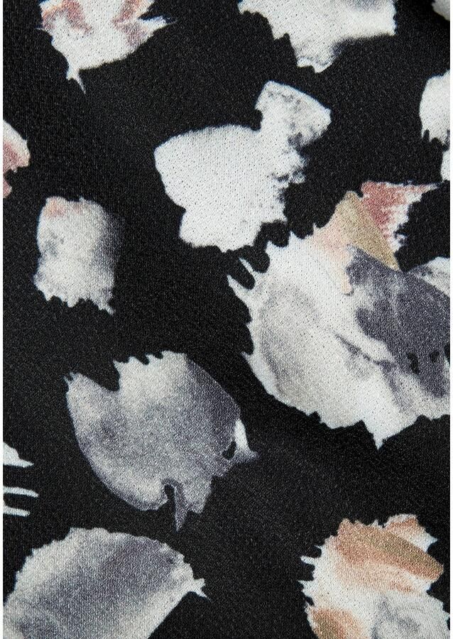 Lascana Tanktop in wikkel-look blousetop met alloverprint en zijraffing