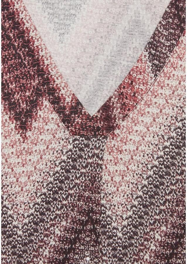 Lascana Tanktop met alloverprint en v-hals zomers blousetop - Foto 2