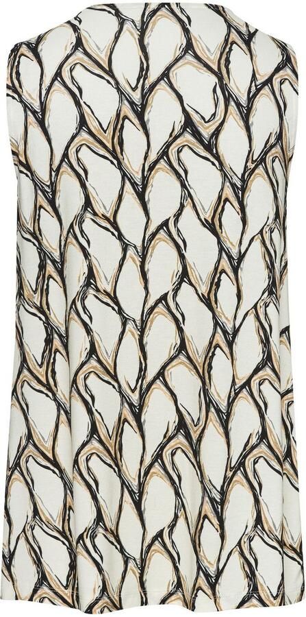 Lascana Tanktop met alloverprint en v-hals zomers blousetop - Foto 6