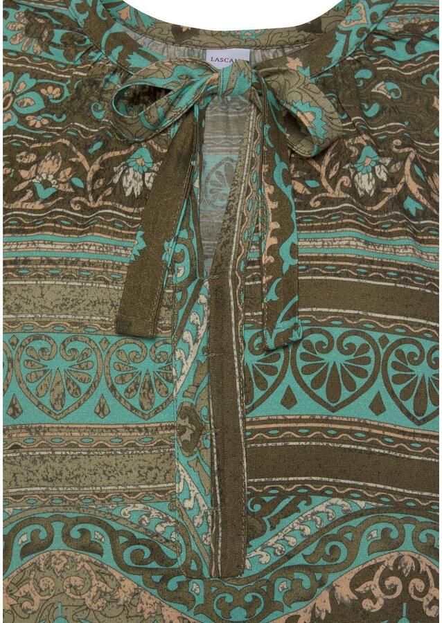 Lascana Tanktop met bandjes bij de hals blousetop met alloverprint - Foto 4