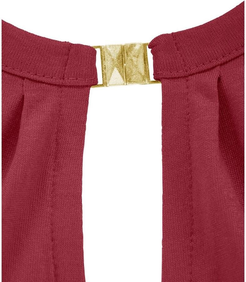 Lascana Tanktop met decoratief accessoire casual jerseytop casual