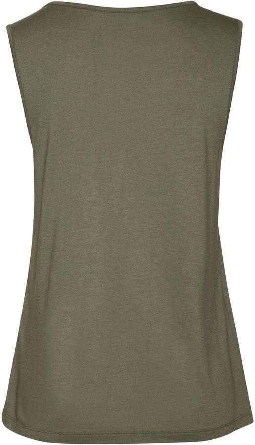 Lascana Tanktop met sierbanden jerseytop modieuze damestop - Foto 5