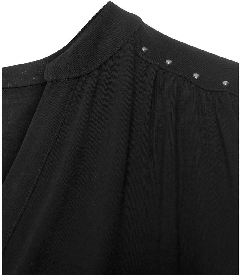 Lascana Tanktop met zilverkleurige studs-details losse blousetop