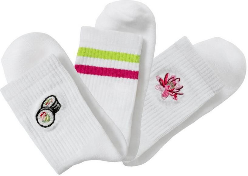 Lascana Tennissokken met frotté-zool en borduursel (set 3 paar) - Foto 8