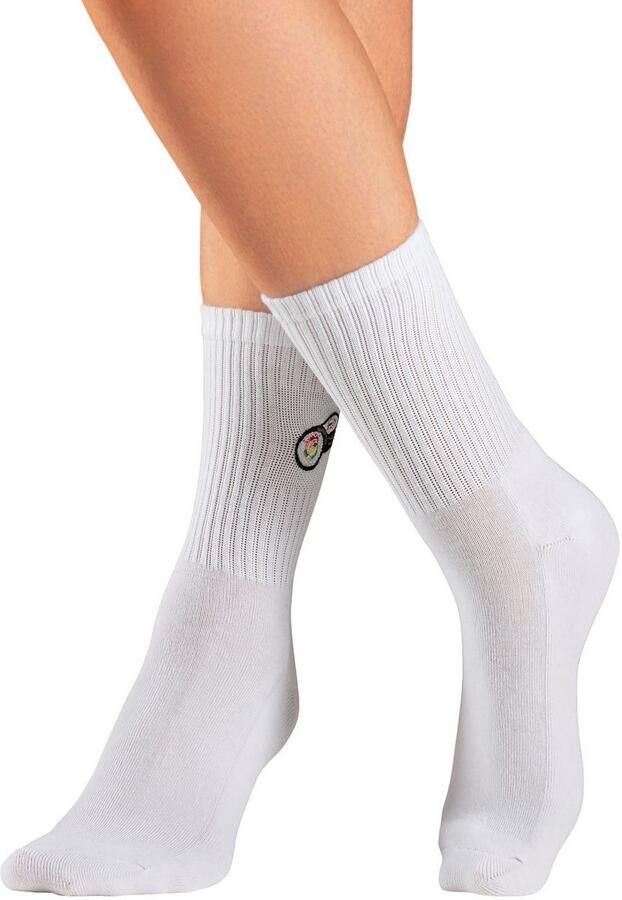 Lascana Tennissokken met frotté-zool en borduursel (set 3 paar) - Foto 4