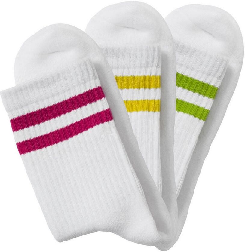Lascana Tennissokken met gekleurde ringen aan de boorden (set 3 paar) - Foto 7