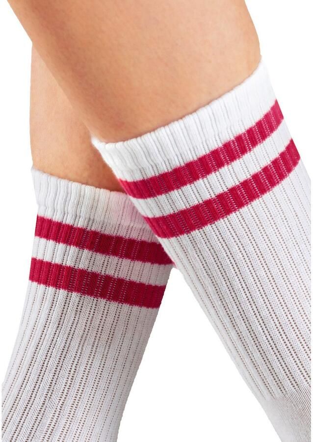 Lascana Tennissokken met gekleurde ringen aan de boorden (set 3 paar) - Foto 2