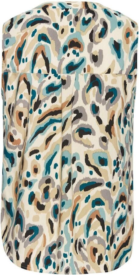 Lascana Top met alloverprint en v-hals blouseshirt casual - Foto 3