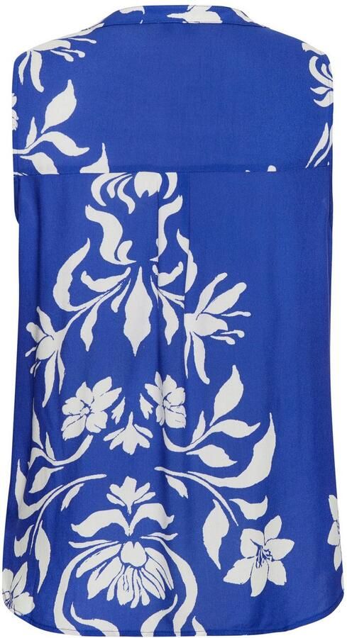 Lascana Top met bloe print en v-hals blusenshirt - Foto 4